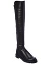 Stuart Weitzman 5050 Lift Leather Knee-high Boot In Black