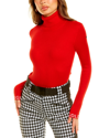 Goldbergh Mira Ribbed-knit Turtleneck Sweater In Red