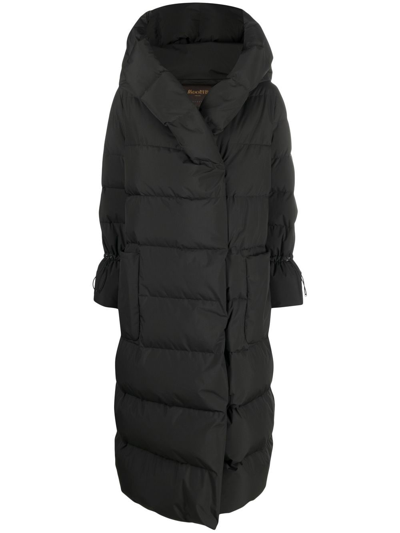 Moorer Manila Padded Coat In Schwarz