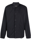 Theory Sylvain Structure Knit Regular Fit Shirt In Black