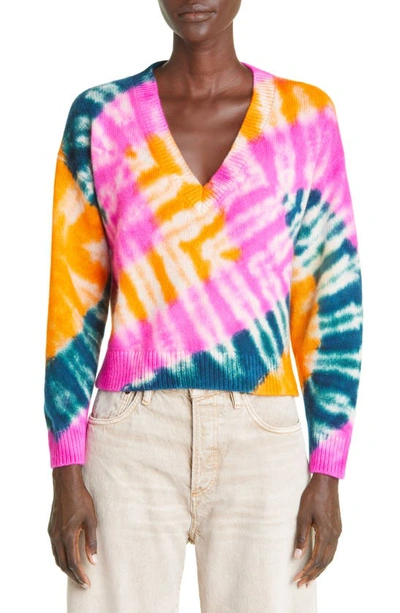 The Elder Statesman Woman Sweater Fuchsia Size M Cashmere In Pink