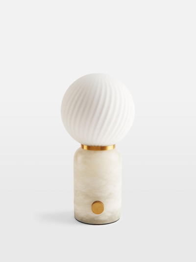 Soho Home Alabaster Swirl Table Lamp