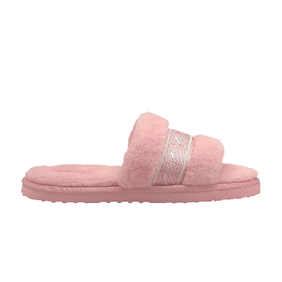 Pre-owned Puma Wmns Fluff Remix Slide 'lotus' In Pink