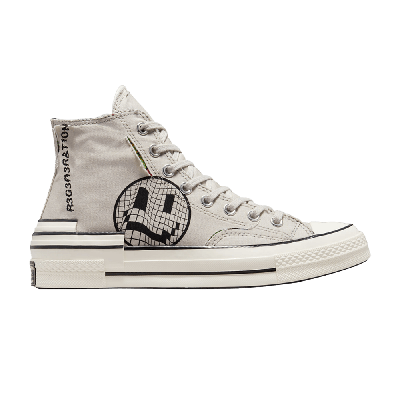 Pre-owned Converse Chuck 70 Hacked Heel High 'tear Away - Light Bone' In Grey