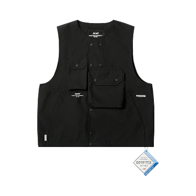Pre-owned Palace X Engineered Garments Gore-tex Infinium Cover Vest 'black'