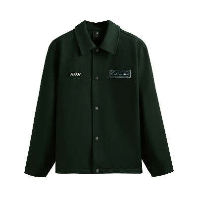 Pre-owned Kith For Bmw Double Knit Coaches Jacket 'vitality' In Green