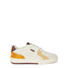 Palm Angels Palm University Low-top Leather Sneakers In Beige