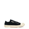 Balenciaga Paris Canvas Low-top Sneakers In Black