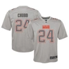 NIKE YOUTH NIKE NICK CHUBB GRAY CLEVELAND BROWNS ATMOSPHERE GAME JERSEY