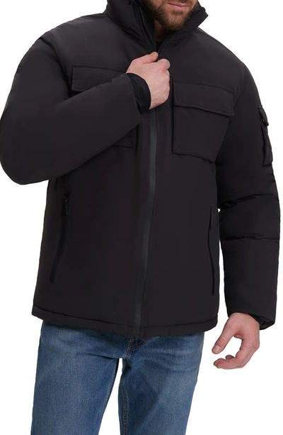 Noize Kyler Insulated Field Jacket In Black
