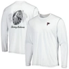 Tommy Bahama White Atlanta Falcons Laces Out Billboard Long Sleeve T-shirt In White