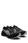 Asics Novablast 3 Running Shoe In Black/ White