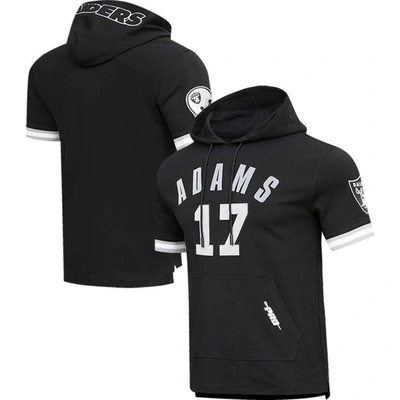 Pro Standard Davante Adams Black Las Vegas Raiders Player Name & Number Hoodie T-shirt