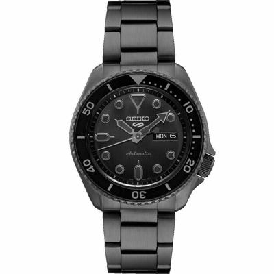 Pre-owned Seiko Men's 5 Sports Yuto Horigome Limited Edition All Black Watch Sbsa161