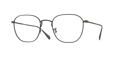 Pre-owned Oliver Peoples 0ov1305 Clyne 5321 Antique Pewter/black Gunmetal Eyeglasses In Clear