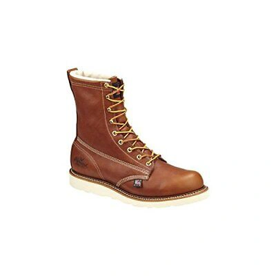 Pre-owned Thorogood American Heritage Waterproof 8″ Tobacco Comp Toe Maxwear Wedge™