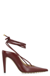 BOTTEGA VENETA SPRITZ LEATHER SLINGBACK PUMPS