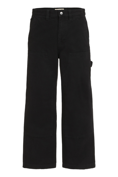 Stussy Cotton Cargo-trousers In Black