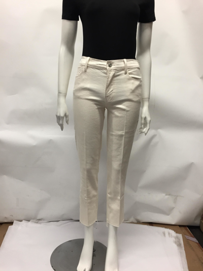 Frame 5-pocket Skinny Jeans In Ivory