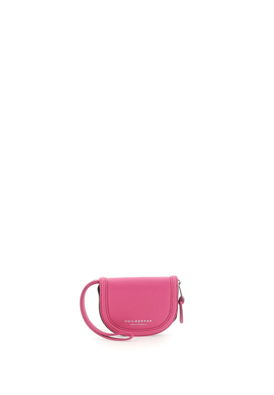 Philosophy Di Lorenzo Serafini Wallet Leather In Pink