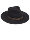 Barbour Black Crushable Bushman Hat In Nero
