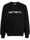 CARHARTT BLACK COTTON BLEND SWEATSHIRT