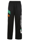 Off-white Multi-logo Skate Track Pants In Black White