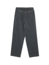 Aspesi Straight-leg Corduroy Trousers In Slate Grey