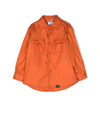 Aspesi Iconic Lightweight Shirt Jacket In Orange