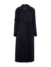 's Max Mara Luci Belted Wool Coat In Night Blue