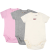 OFF-WHITE MULTICOLOR SET FOR BABY GIRL WITH LOGO