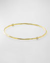Ippolita 18k Gold Stardust Superstar 2-diamond Bangle In Diamond