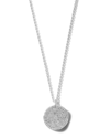 Ippolita Medium Flower Pendant Necklace In Sterling Silver With Diamonds In Diamond