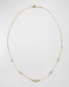 Lana Solo Cluster Ombre Necklace With Diamonds In Yg