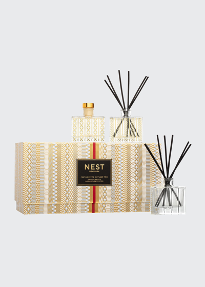 Nest New York Festive Petite Diffuser Trio - Holiday Scents