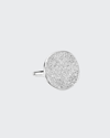 IPPOLITA LARGE FLOWER RING IN STERLING SILVER WITH DIAMONDS