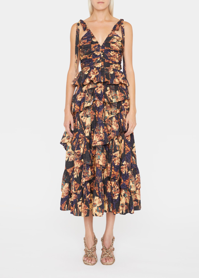ULLA JOHNSON Midi Dresses for Women | ModeSens