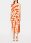 Ulla Johnson Ember Side-tie Midi Skirt In Sequoia