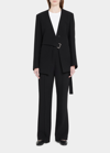 3.1 Phillip Lim Black Tailored Trousers In Black