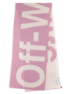 OFF-WHITE LOGOED SCARF,OWMA017F22KNI0013601