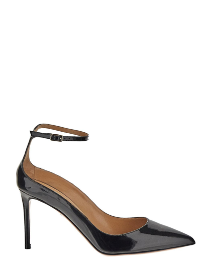 Aquazzura Love Affair Patent Leather Pumps In Black