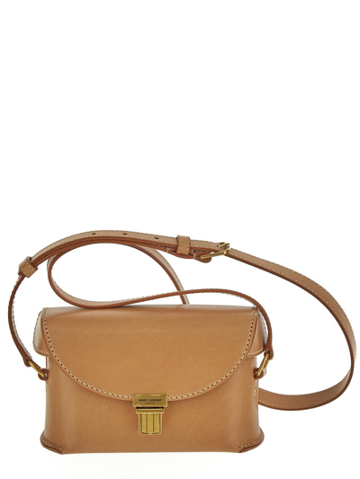 Saint Laurent Sac Boite Bag In Brown