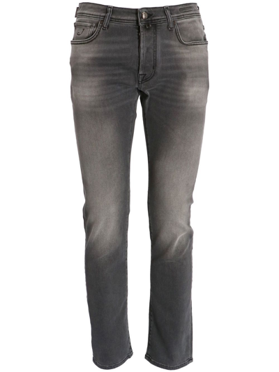 JACOB COHEN SLIM-CUT DENIM JEANS