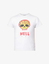 Botter White Skull Graphic-print Organic-cotton T-shirt In White