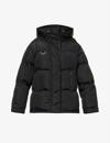 Shoreditch Ski Club Willow Padded Regular-fit Recycled-polyamide Jacket In Black