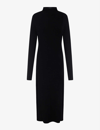ALIGNE ALIGNE WOMEN'S BLACK GEMMA CUT-OUT WOVEN MAXI DRESS,63949415