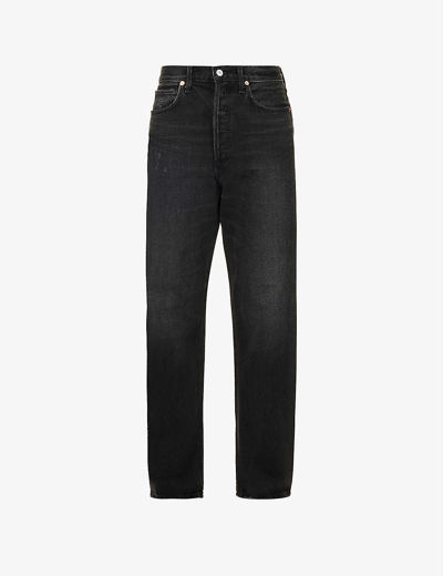Citizens Of Humanity Eva Straight-leg High-rise Stretch-denim Jeans In Obsidian
