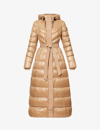 Mackage Calina Quilted Shell-down Coat In Camel