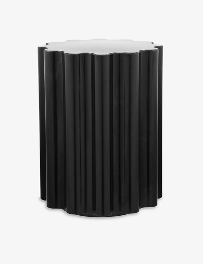 Kartell Colonna Scalloped Acrylic Stool 46cm