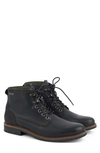 Barbour Deckham Plain Toe Boot In Black